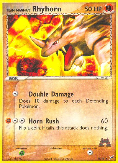 Team Magma's Rhyhorn 038/97 Uncommon
