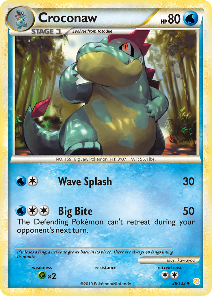Croconaw 038/124 Uncommon