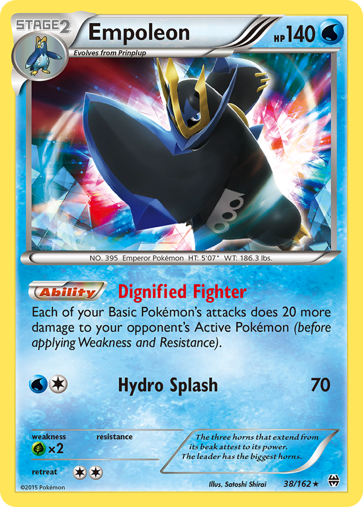 Empoleon 038/165 Rare Holo