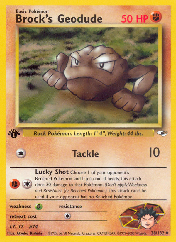 Brock's Geodude 038/132 Uncommon