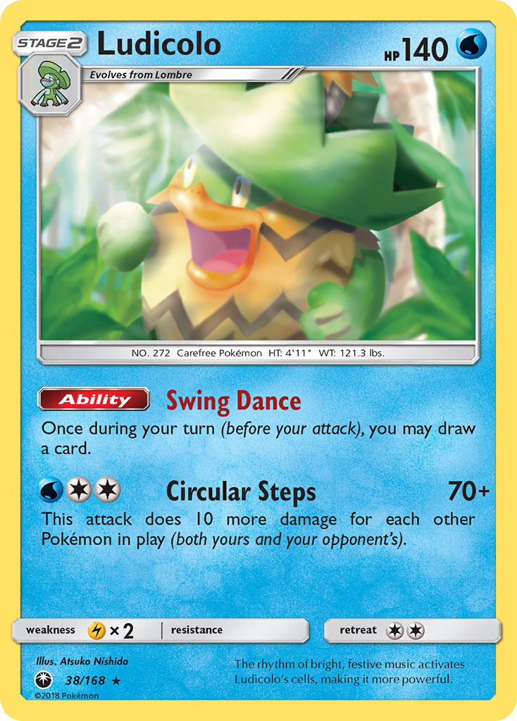 Ludicolo 038/187 Rare Holo