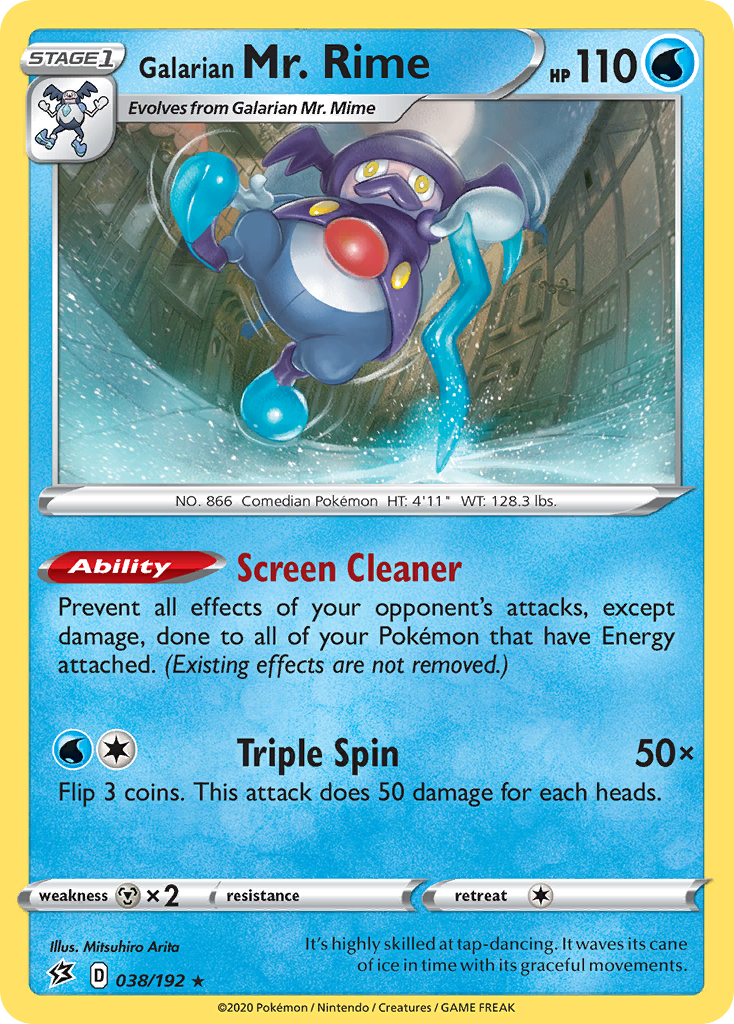 Galarian Mr. Rime 038/209 Rare