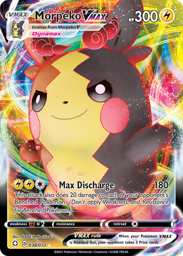 Morpeko VMAX 038/73 Rare Holo VMAX