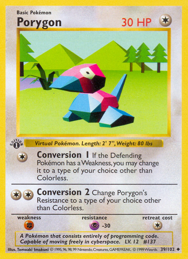 Porygon 039/102 Uncommon
