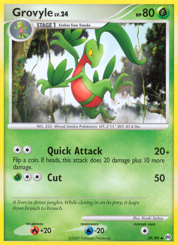 Grovyle 039/111 Uncommon