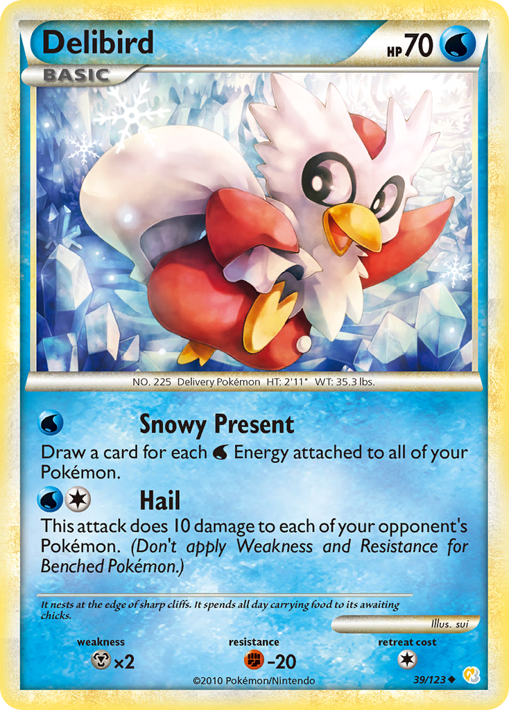 Delibird 039/124 Uncommon