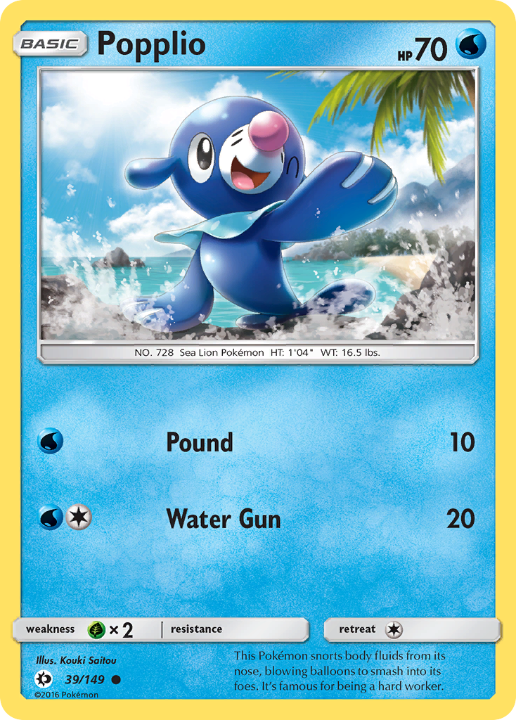Popplio 039/173 Common