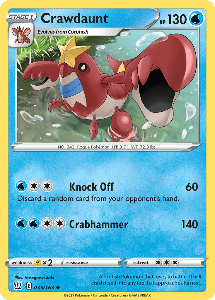 Crawdaunt 039/183 Uncommon