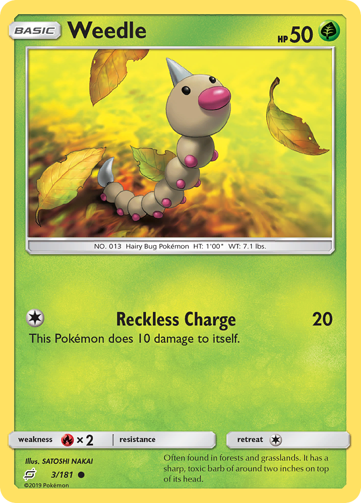 Weedle 003/198 Common