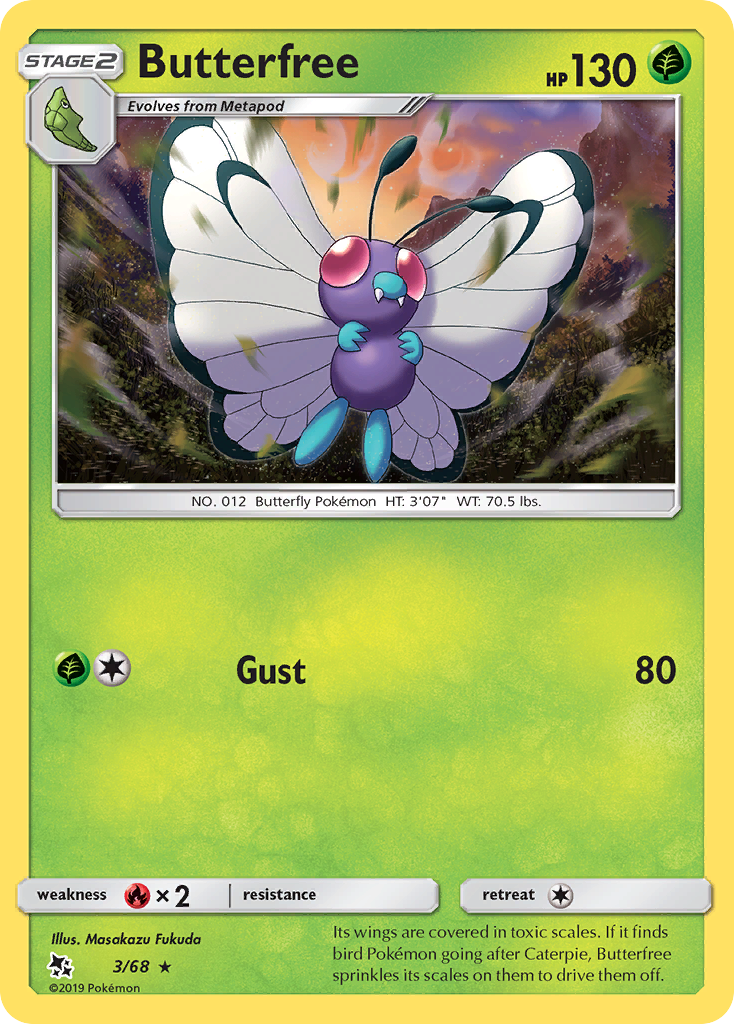 Butterfree 003/69 Rare