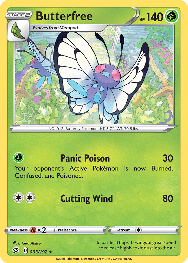 Butterfree 003/209 Rare
