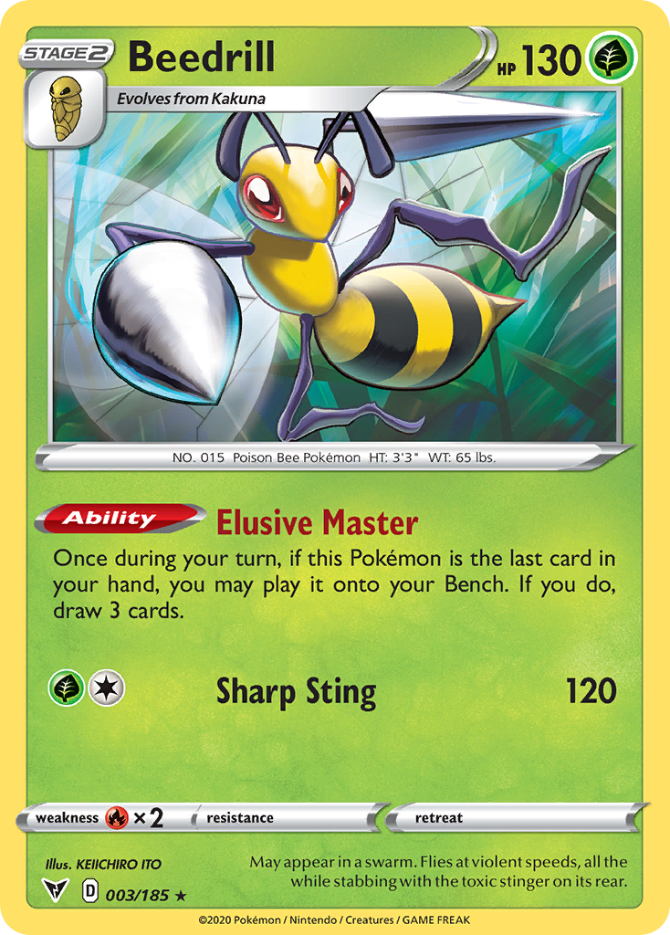Beedrill 003/203 Rare