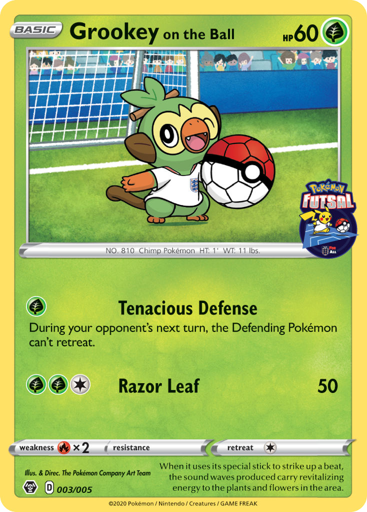 Grookey on the Ball 003/5 Unknown