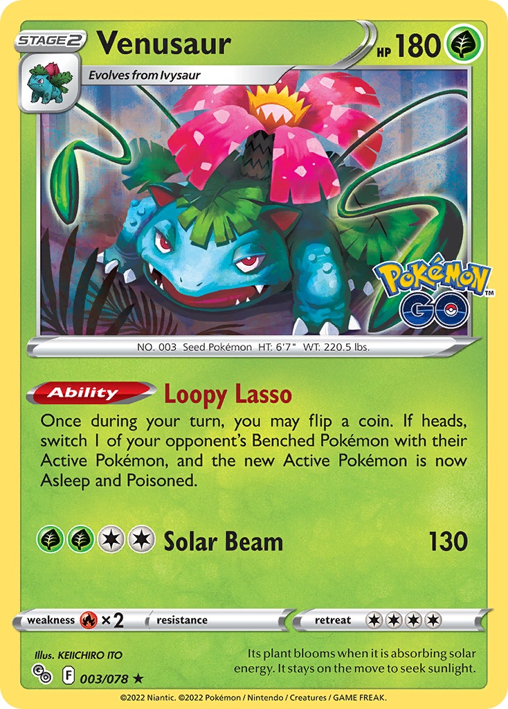 Venusaur 003/88 Rare Holo
