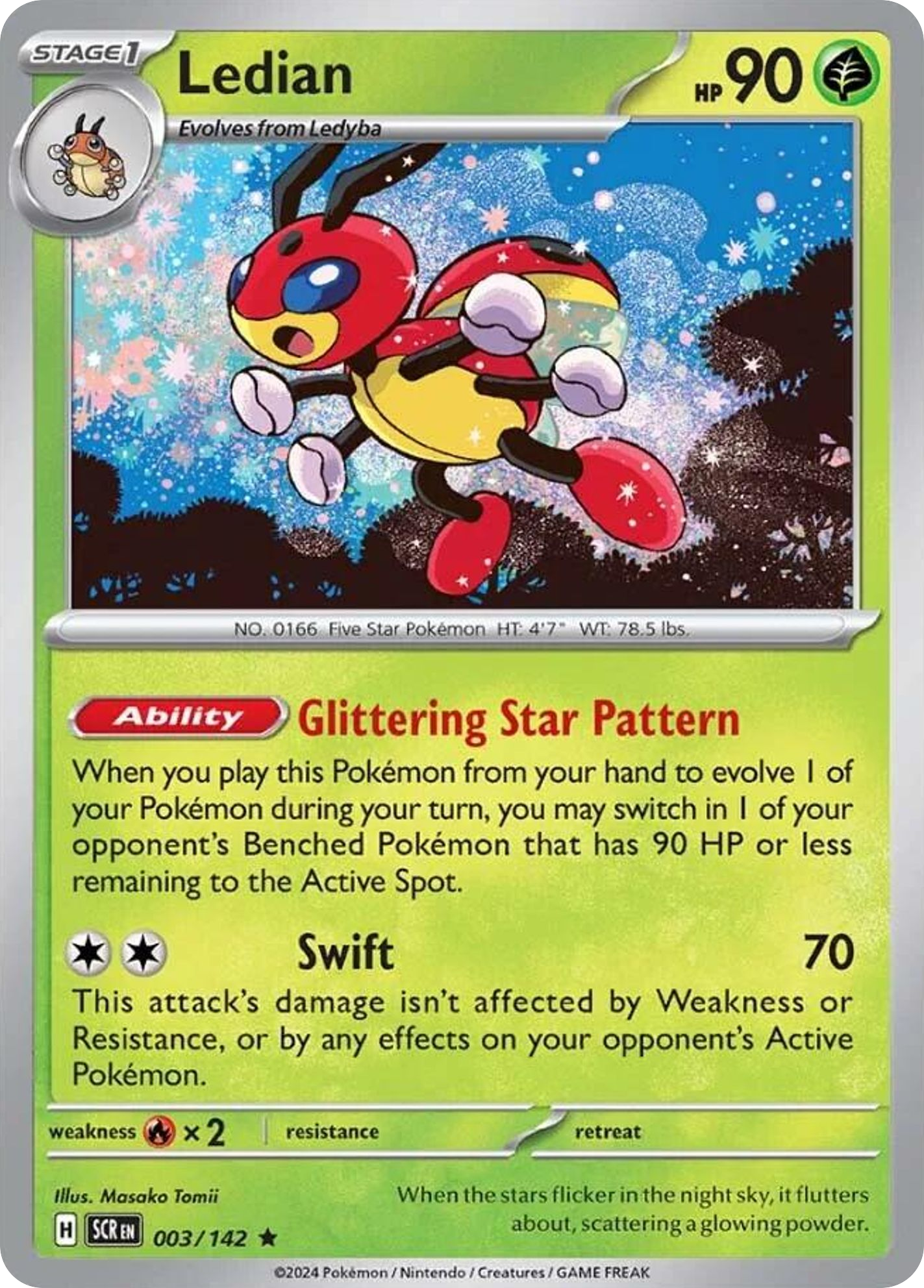 Ledian 003/175 Rare