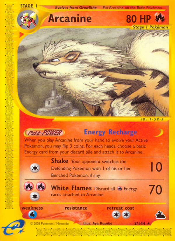 Arcanine 003/182 Rare