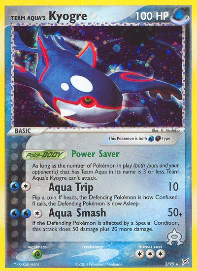 Team Aqua's Kyogre 003/97 Rare Holo