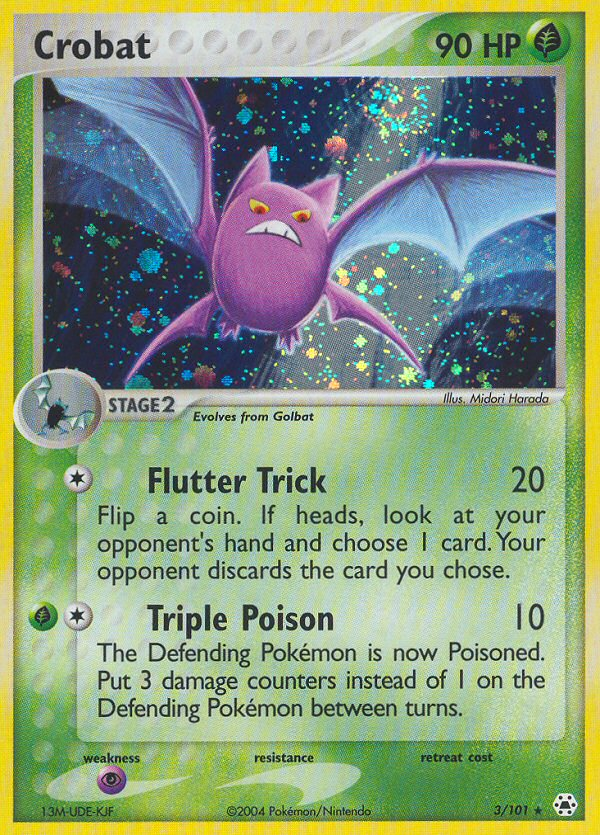 Crobat 003/102 Rare Holo
