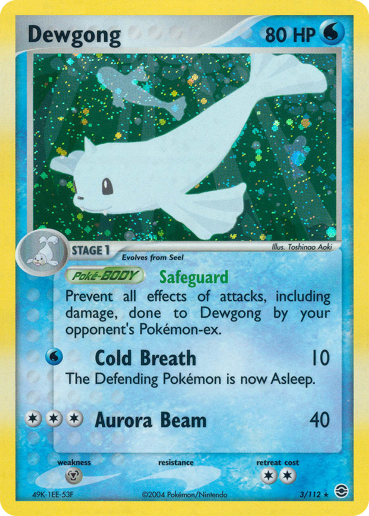 Dewgong 003/116 Rare Holo