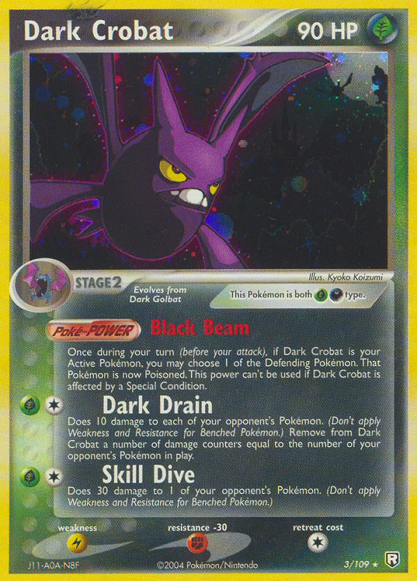 Dark Crobat 003/111 Rare Holo