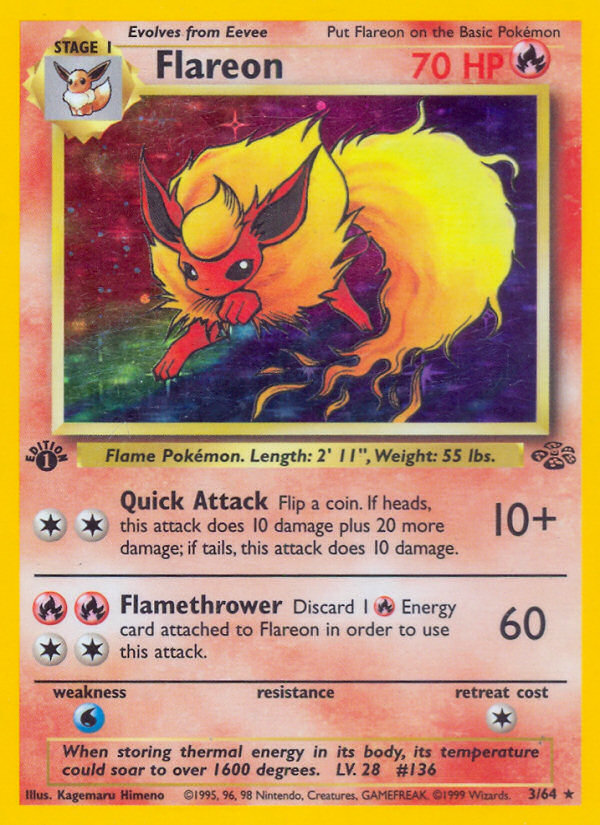 Flareon 003/64 Rare Holo