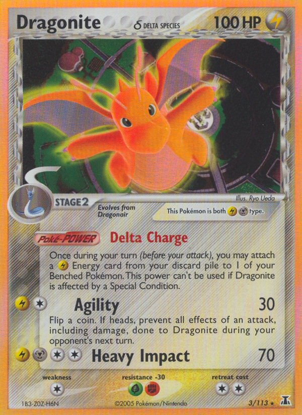 Dragonite δ 003/114 Rare Holo