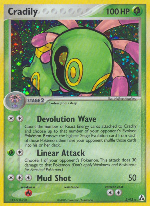 Cradily 003/93 Rare Holo