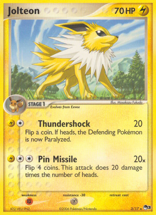 Jolteon 003/17 Rare