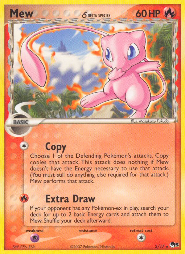 Mew δ 003/17 Rare