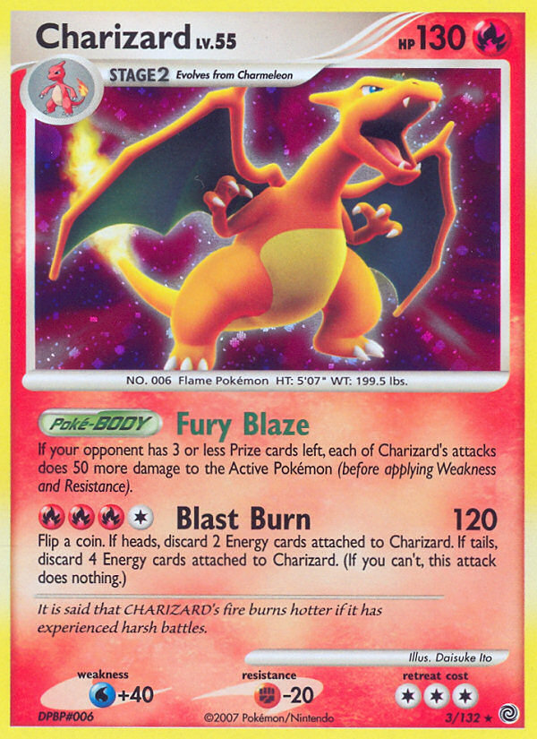 Charizard 003/132 Rare Holo