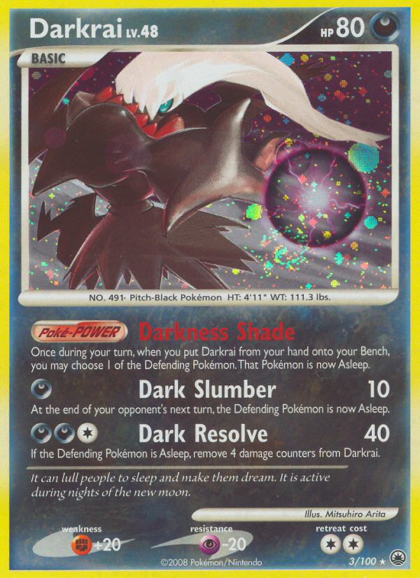 Darkrai 003/100 Rare Holo