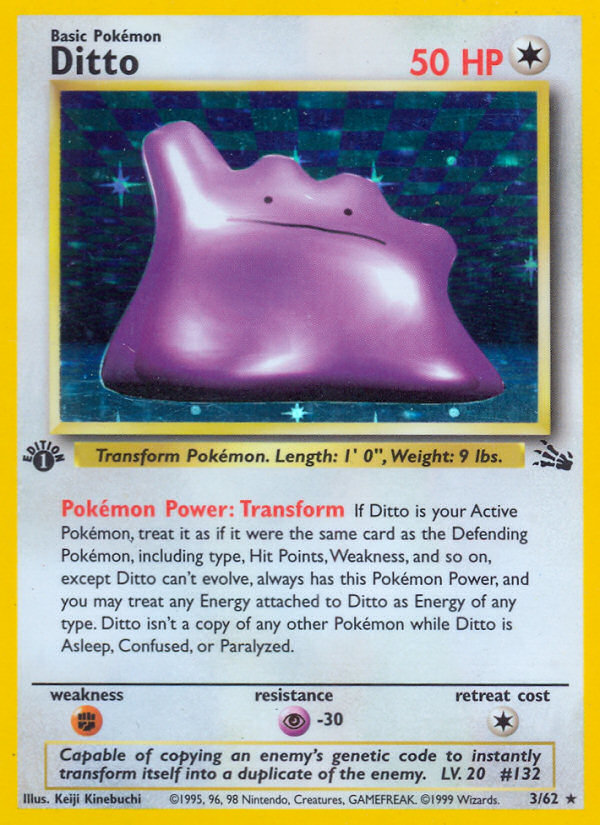 Ditto 003/62 Rare Holo