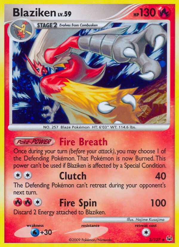 Blaziken 003/133 Rare Holo
