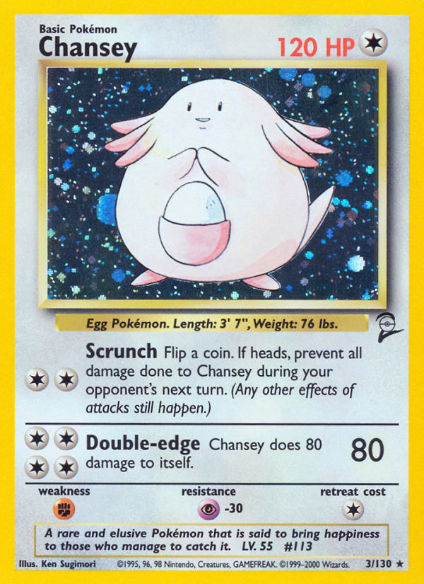 Chansey 003/130 Rare Holo