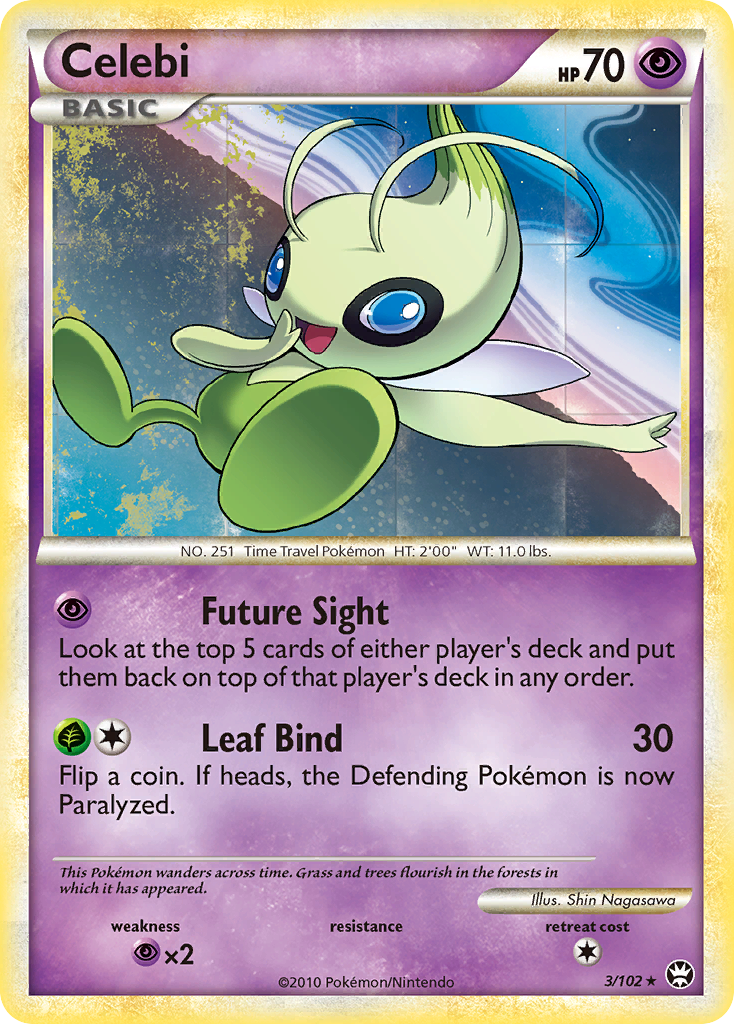 Celebi 003/103 Rare Holo