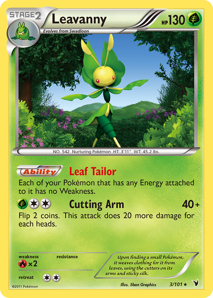 Leavanny 003/102 Rare Holo