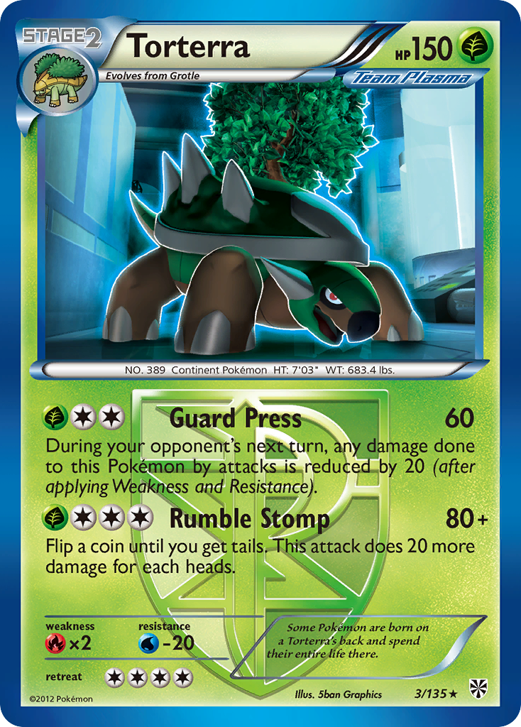 Torterra 003/138 Rare