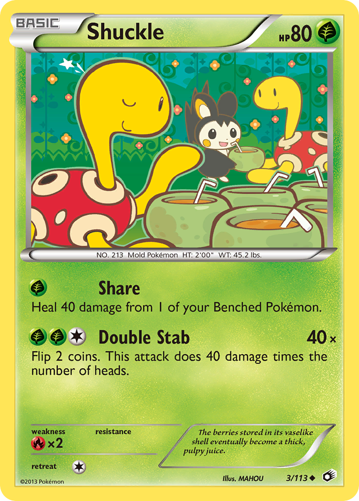 Shuckle 003/140 Uncommon