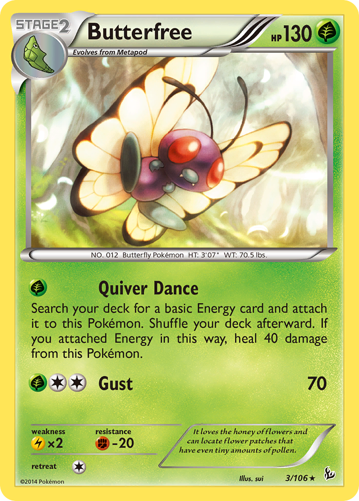 Butterfree 003/110 Rare