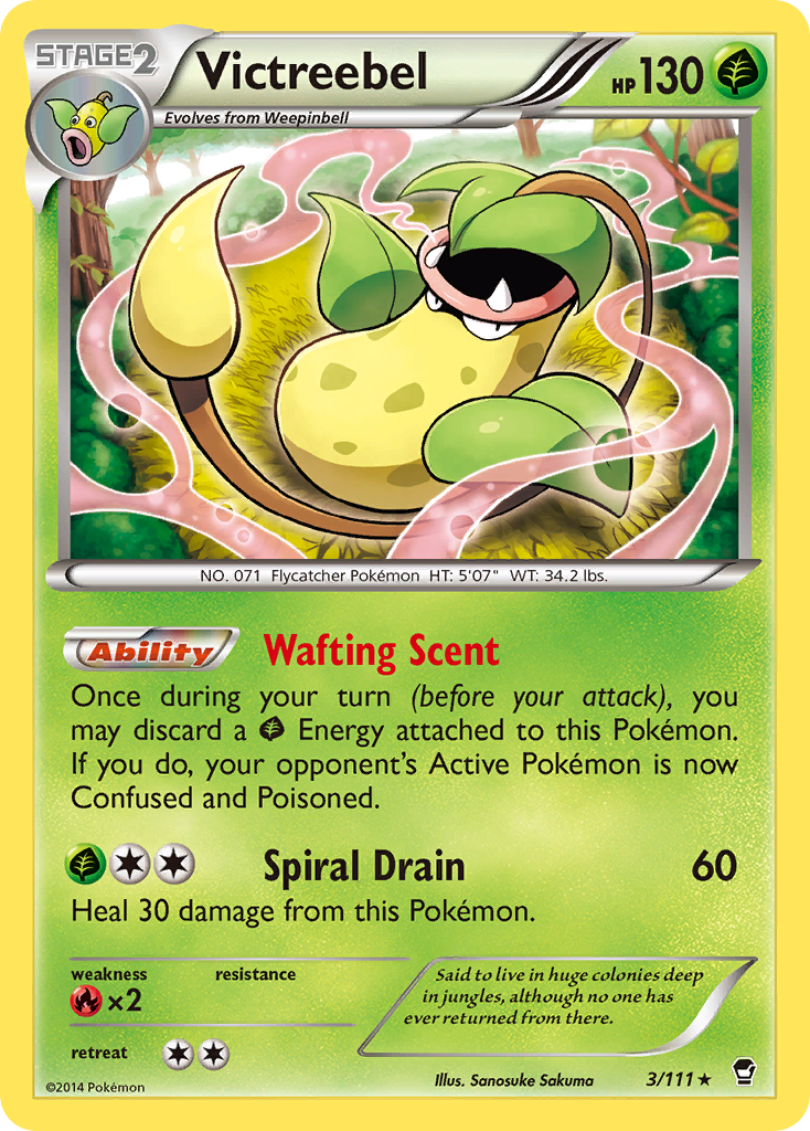 Victreebel 003/114 Rare Holo