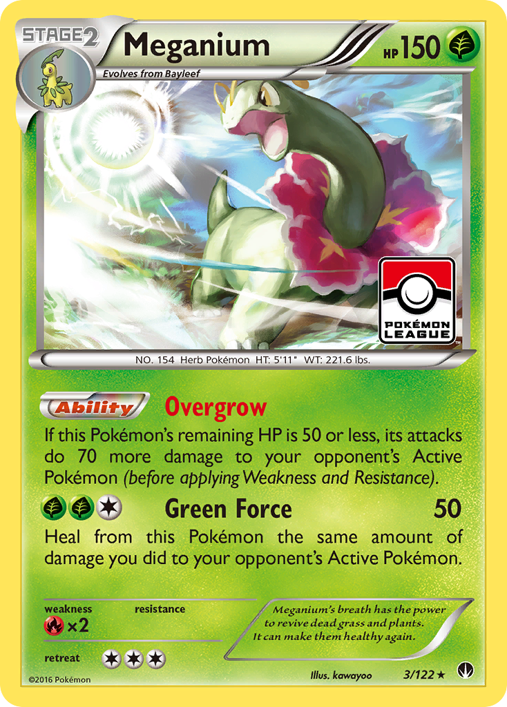 Meganium 003/126 Rare Holo
