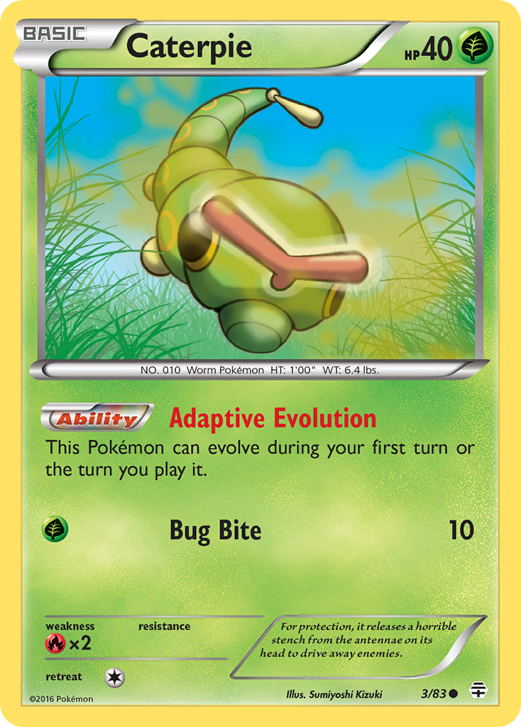 Caterpie 003/117 Common