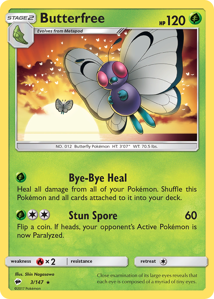 Butterfree 003/177 Rare