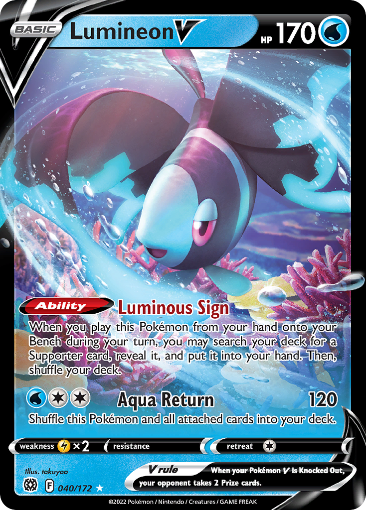 Lumineon V 040/186 Rare Holo V