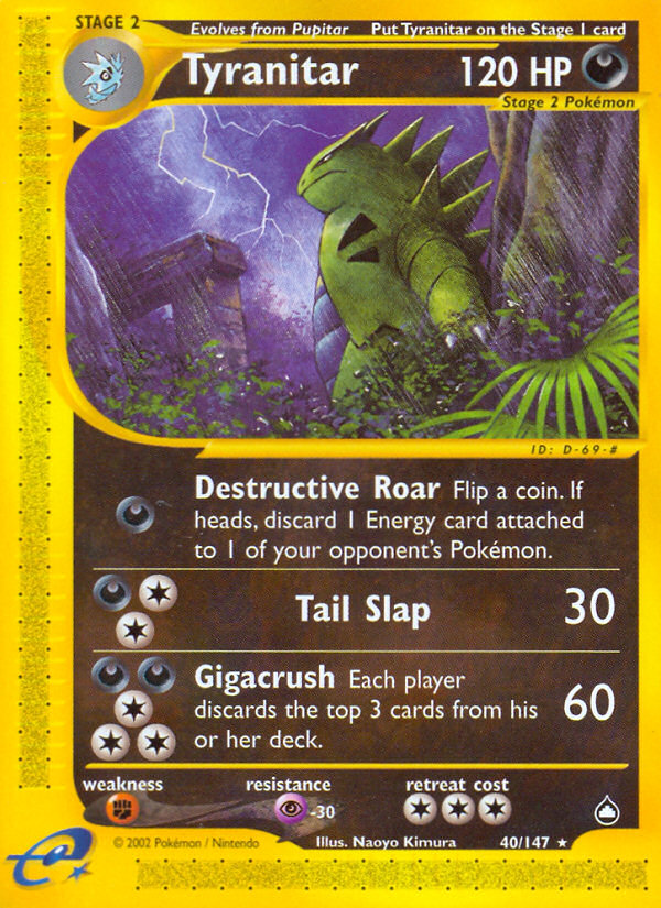 Tyranitar 040/182 Rare