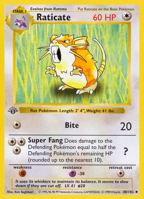 Raticate 040/102 Uncommon