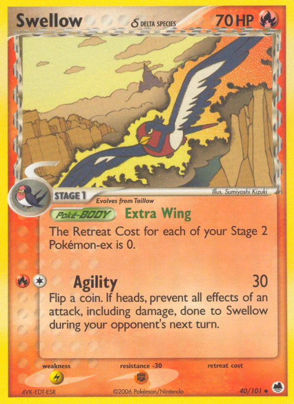 Swellow δ 040/101 Uncommon