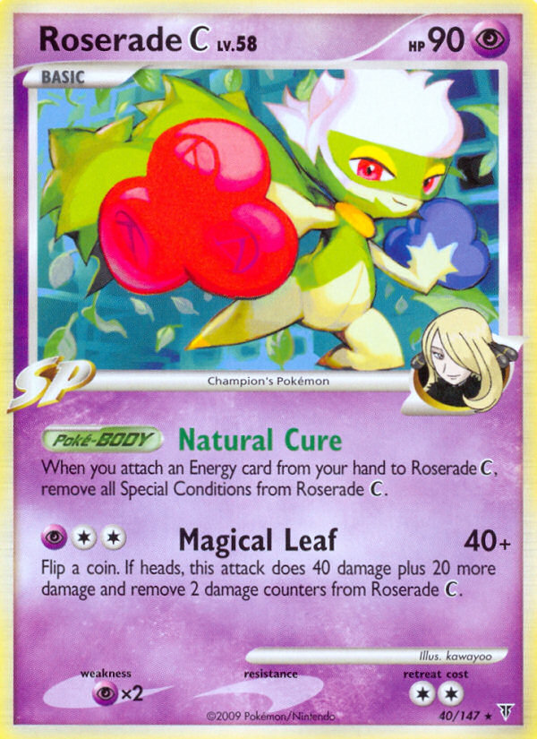 Roserade C 040/153 Rare