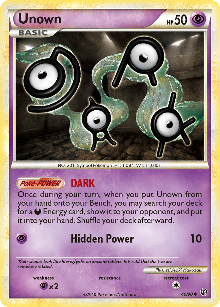 Unown 040/91 Uncommon