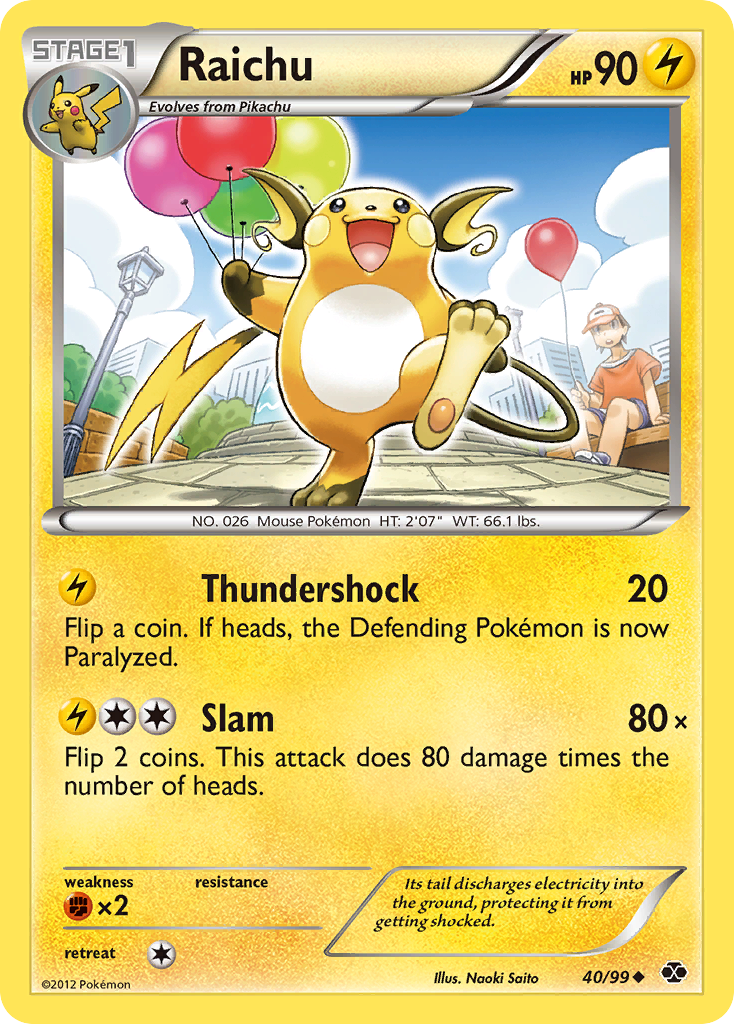 Raichu 040/103 Uncommon